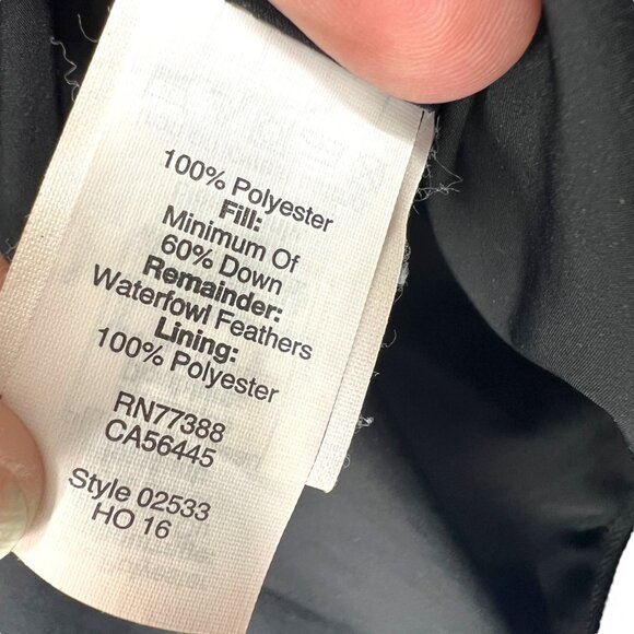 J. Crew Herringbone Quilted Vest Black Ivory Size Small - Picture 9 of 10